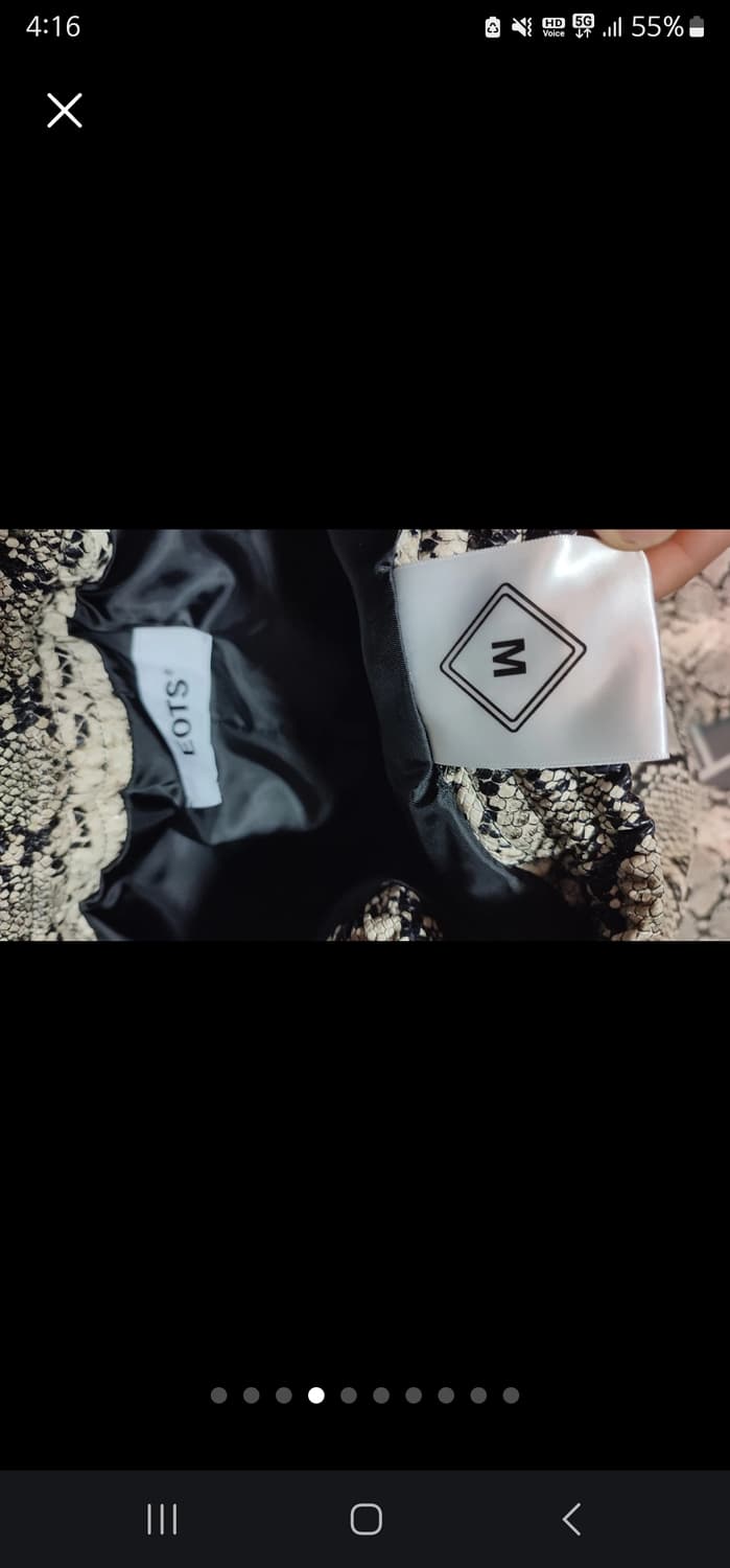 [ARCHIVE]EOTS 양가죽 램스킨 스네이크 조거팬츠 M 상품이미지3