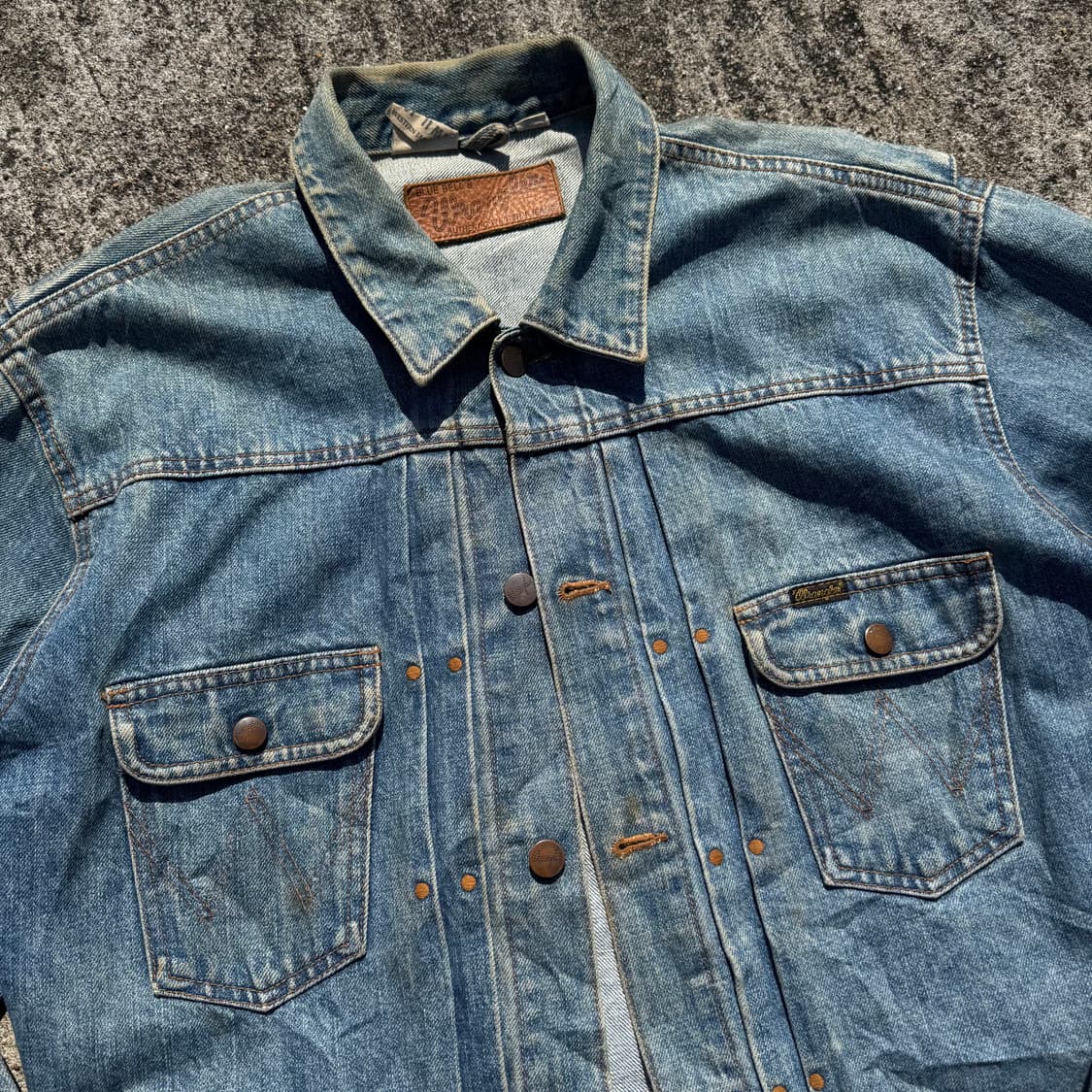 [L] Weangler 랭글러 11MJ 웨스턴 데님 자켓 상품이미지5