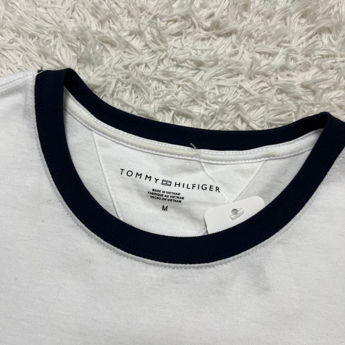 Tommy Hilfiger white big logo t-shirt 상품이미지6