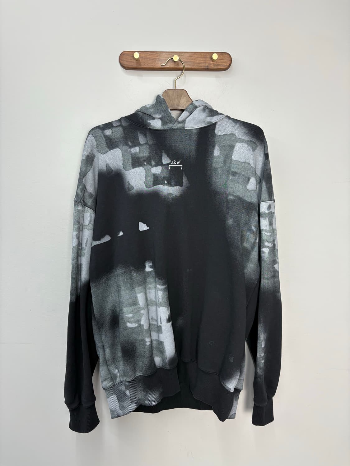 어콜드월 블랙 브러시 스트로크 후드티 A3242 상품이미지2