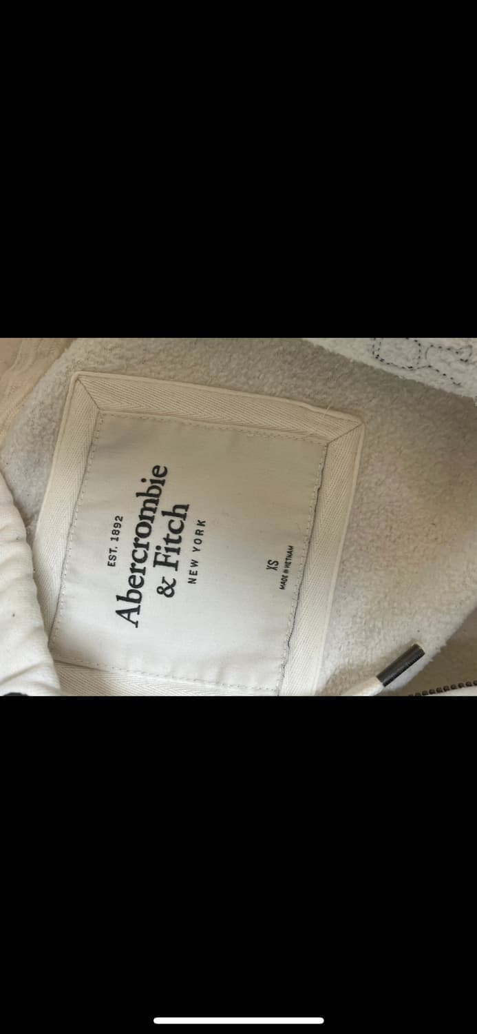 아베크롬비 후드집업 아이보리 xs 상품이미지6