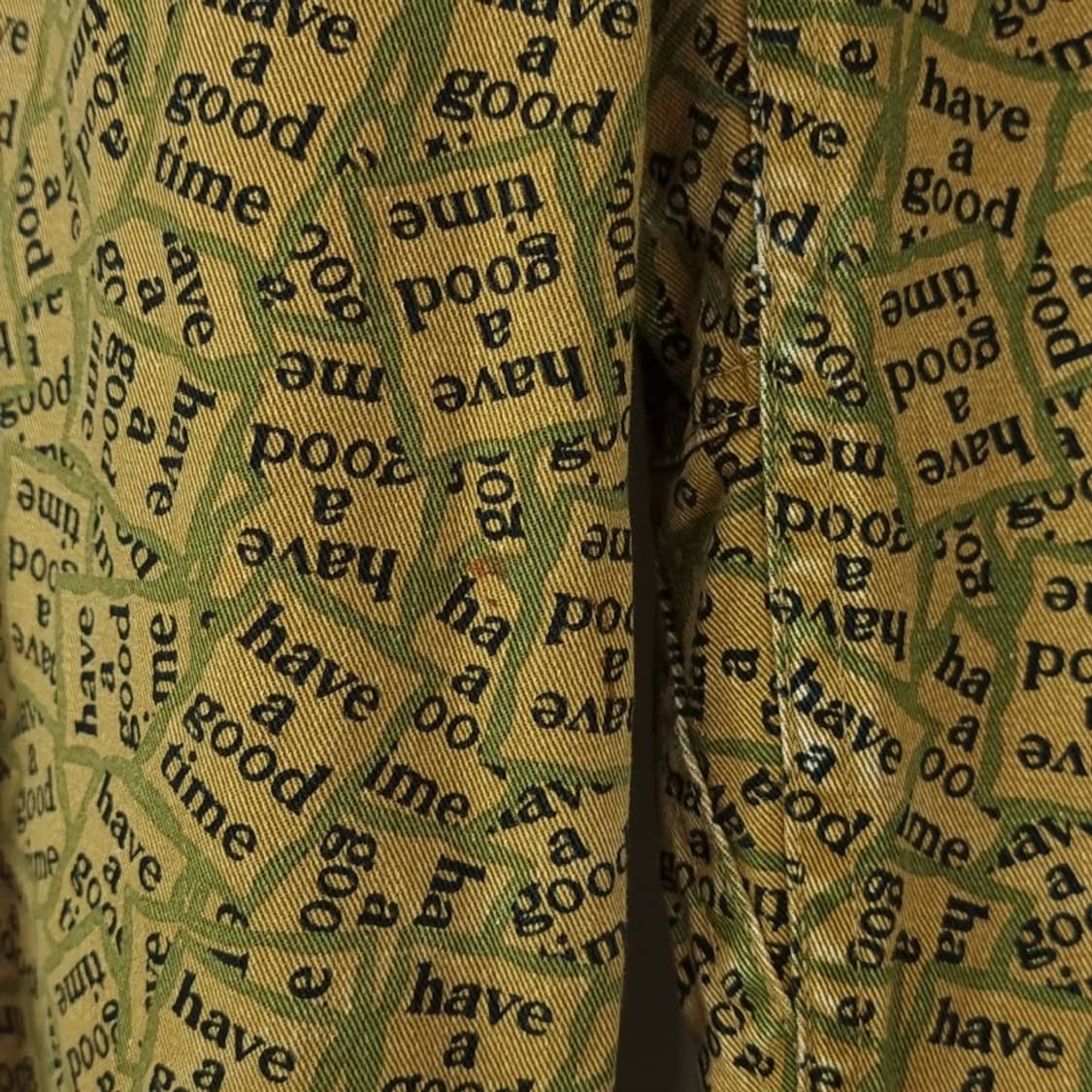 그라미치 X 해브어굿타임 멀티 패턴 루즈 테이퍼드 팬츠 M16488 상품이미지8