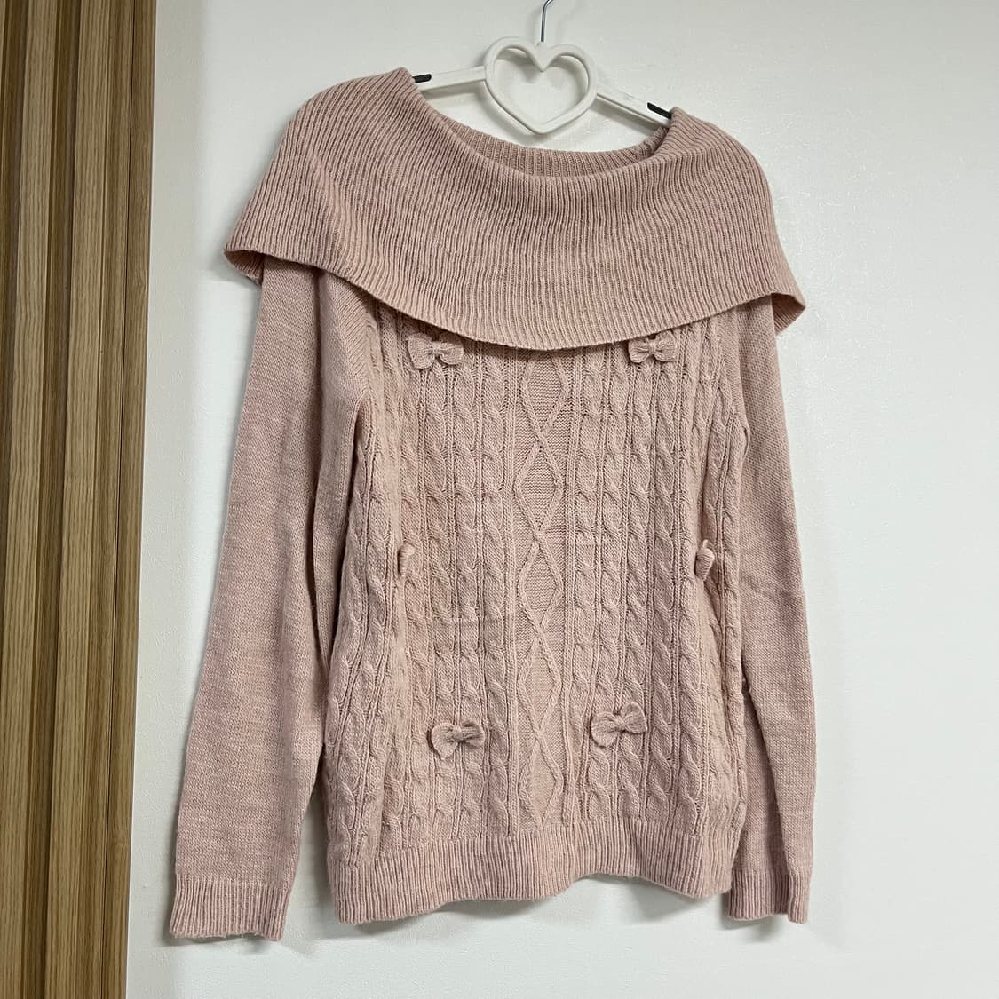 베이비핑크 니트 상품이미지1