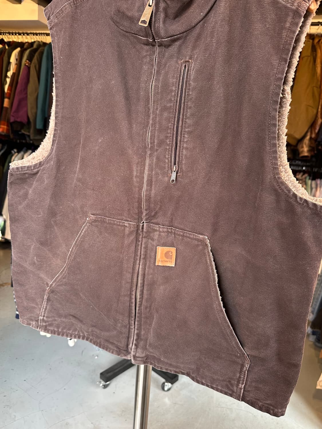 칼하트 쉐르파 라이닝 컨버스 베스트 상품이미지4