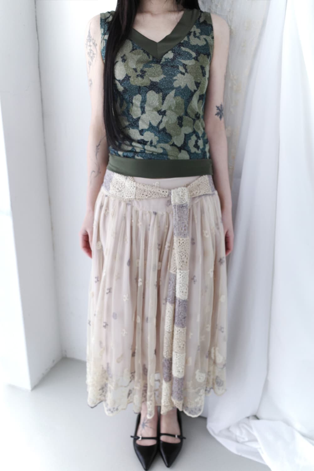 flower sleeveless 상품이미지5