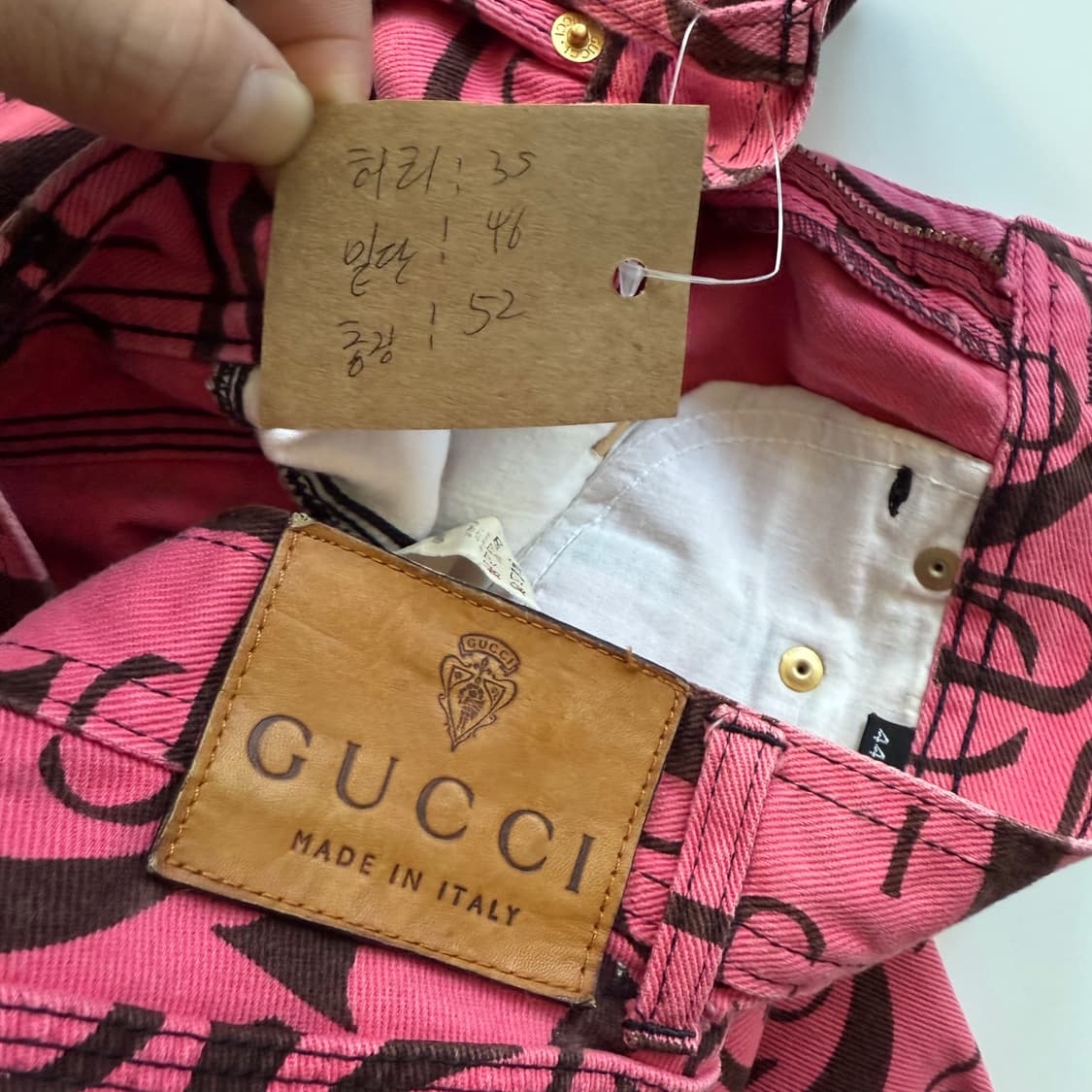 1990s 구찌 톰 포드 시절 데님 스커트  상품이미지3