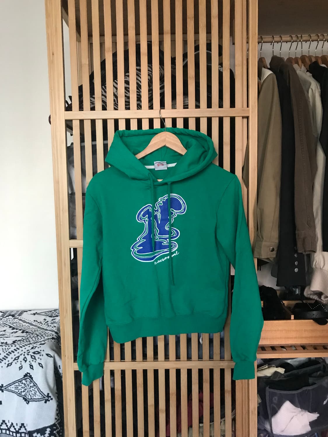 앤커버 크롭 후드티 상품이미지1