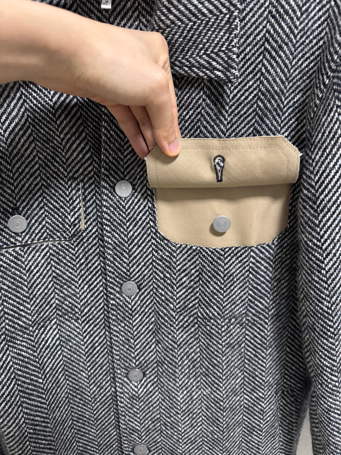 마르지엘라 헤링본 자켓 상품이미지5