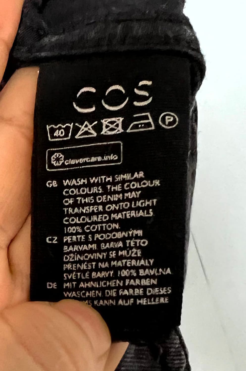 COS 코스 청남방 데님셔츠 그레이진 헨리넥 춘추 캐주얼 포켓 L 100 상품이미지4