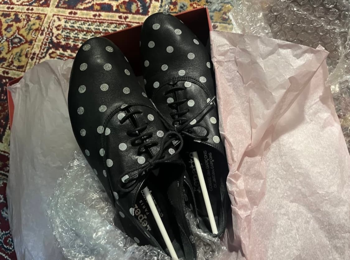 comme des garcons x repetto 도트 레이스업 슈즈 상품이미지6