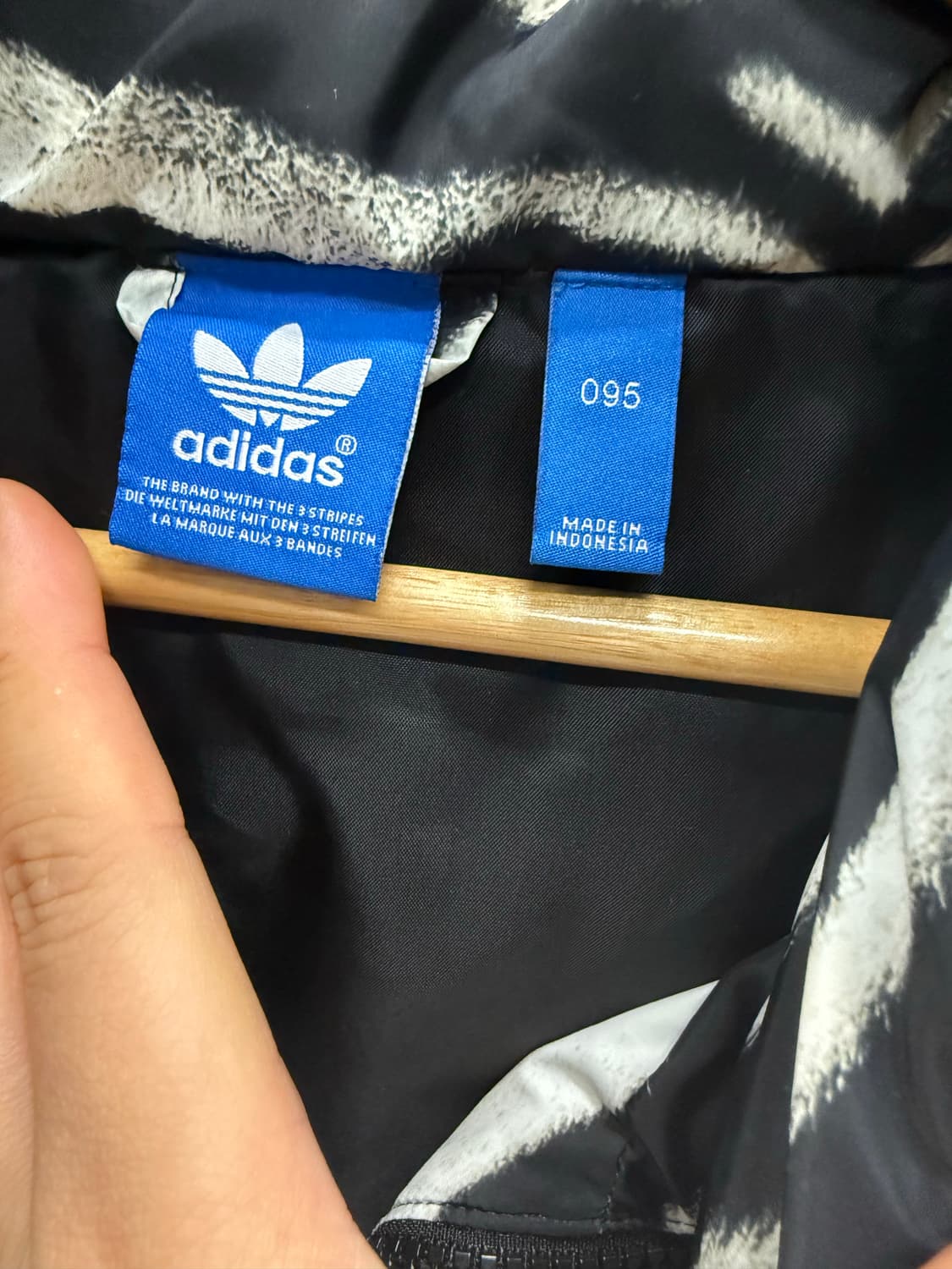 아디다스 하이넥 지브라 패딩베스트 95  상품이미지2