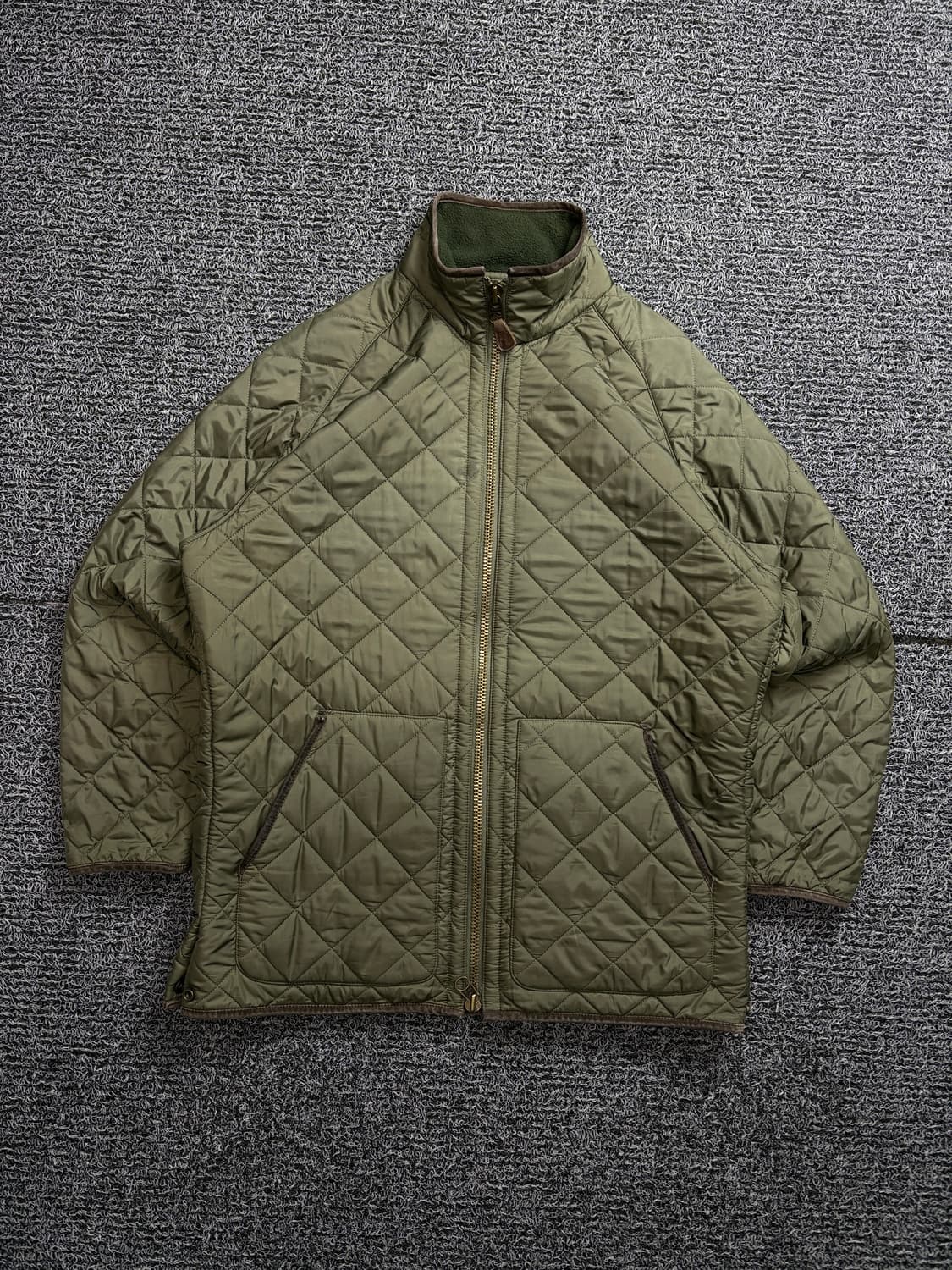 폴로 랄프로렌 아메카지 올리브 기모 퀼팅 자켓 2039 상품이미지2