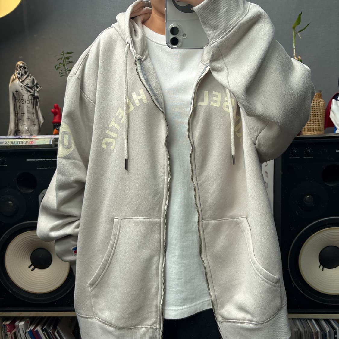 러셀 스웻후드집업 상품이미지1