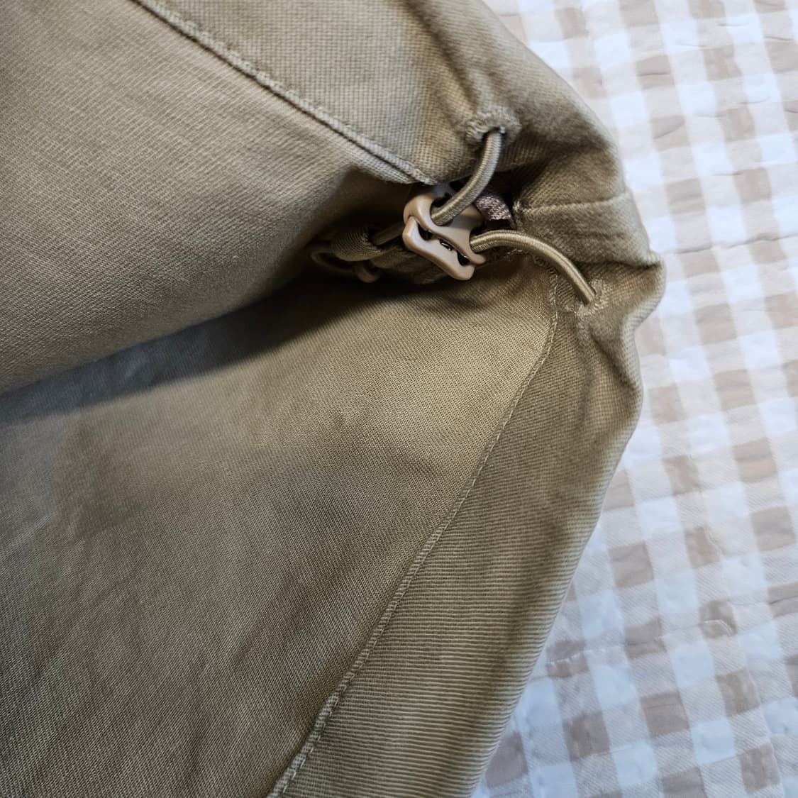 수프라 밴딩 와이드 면바지 남자32~33 상품이미지5