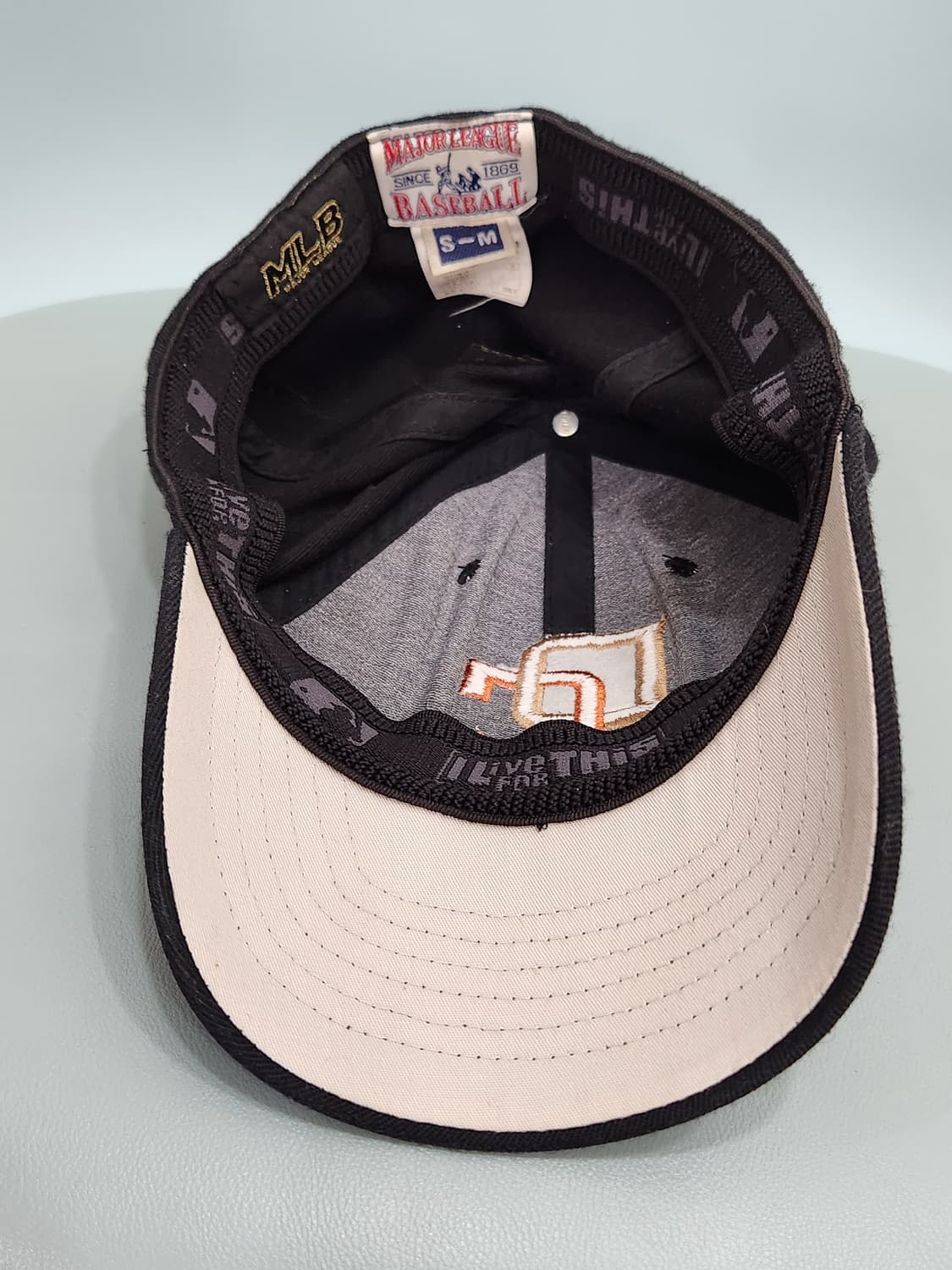 MLB DC 로고 블랙 볼캡 야구 모자 S-M 상품이미지7