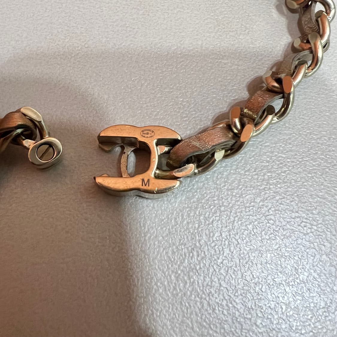 [정품] 샤넬 클래식 빈티지 턴락 초커 - 골드 상품이미지7