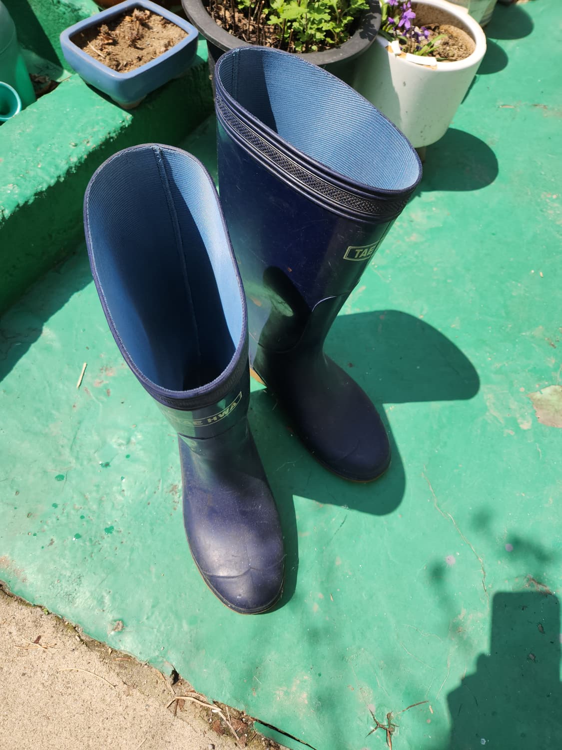 태화 고무 장화 네이비 성인 260 상품이미지1