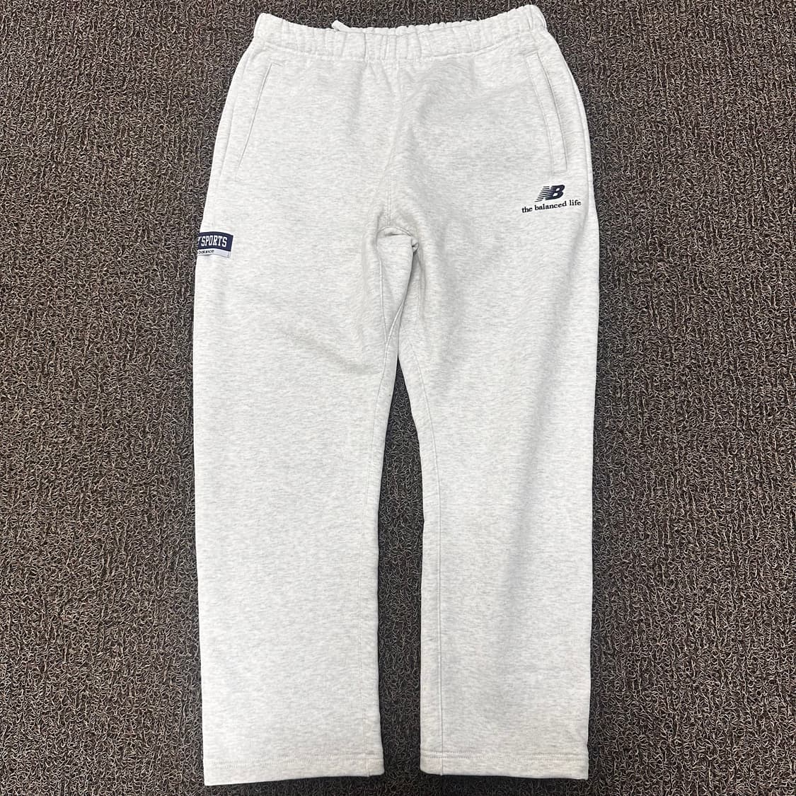 뉴발란스 트레이닝복 운동복 바지 애쉬그레이 M 상품이미지1