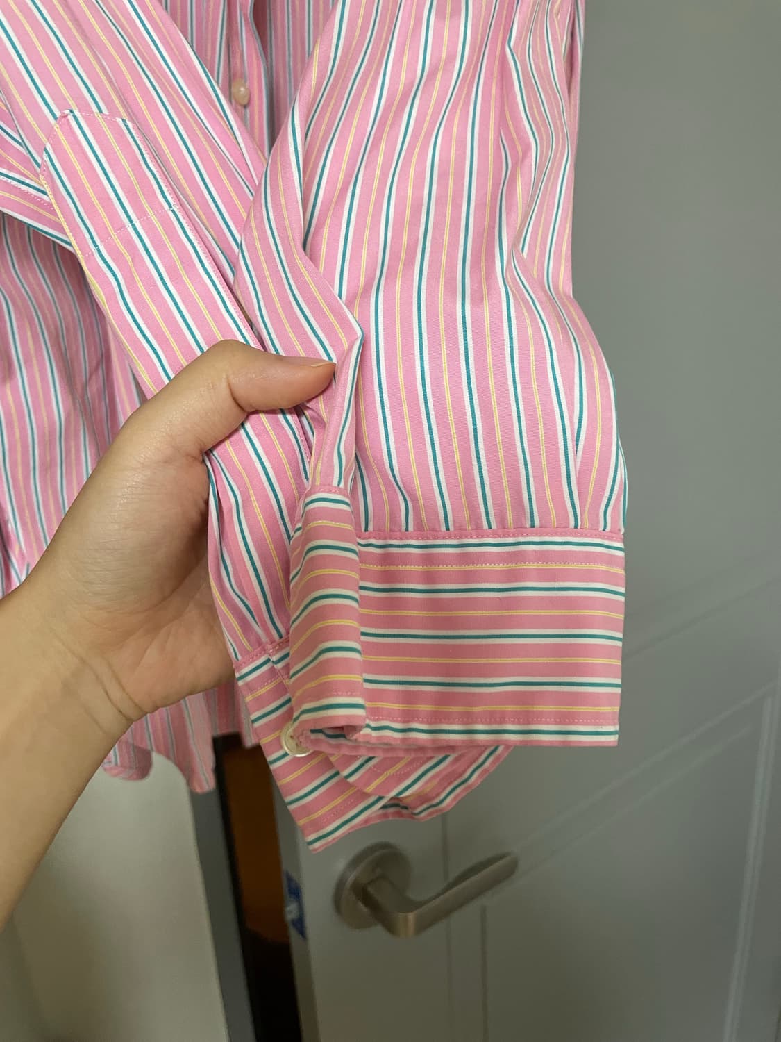 폴로 빈티지 핑크 셔츠  상품이미지3