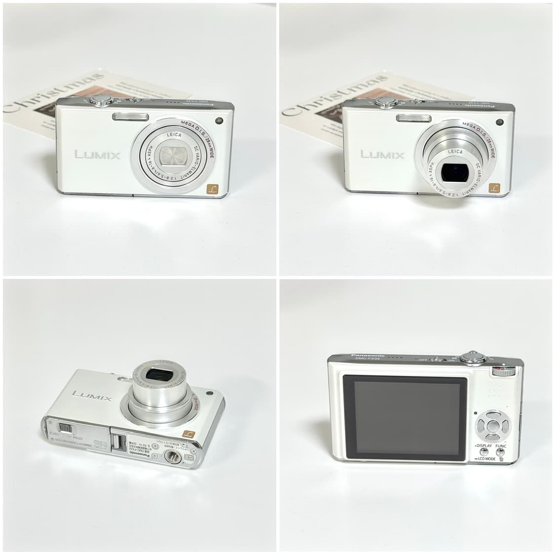 파나소닉 루믹스 FX33 화이트 빈티지디카 상품이미지2