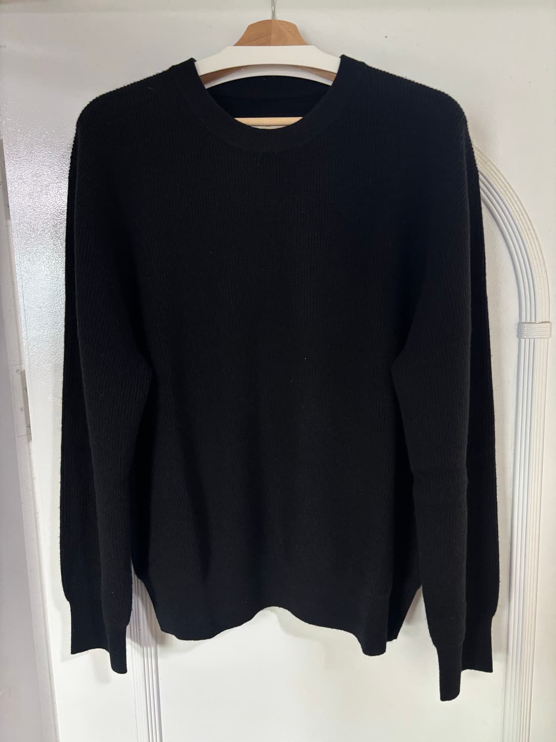 포터리 크루넥니트 블랙 4사이즈 상품이미지2