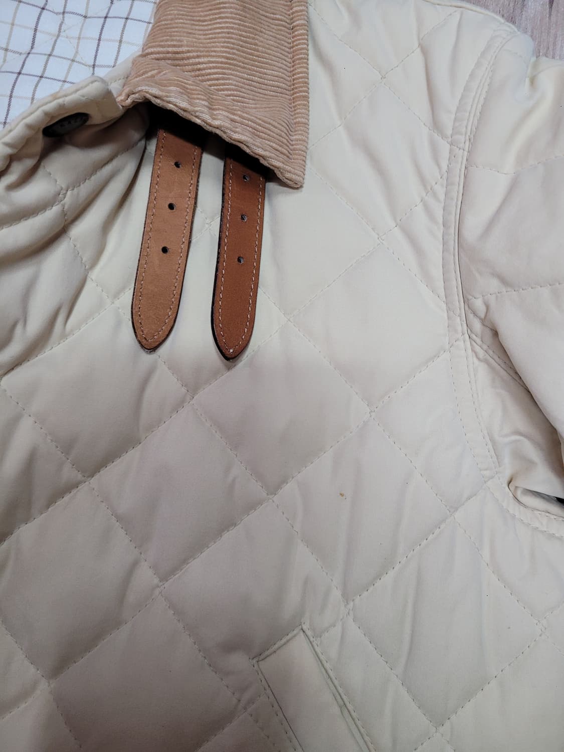 Polo 폴로 랄프로렌 아메카지 아이보리 퀄팅 자켓 상품이미지9