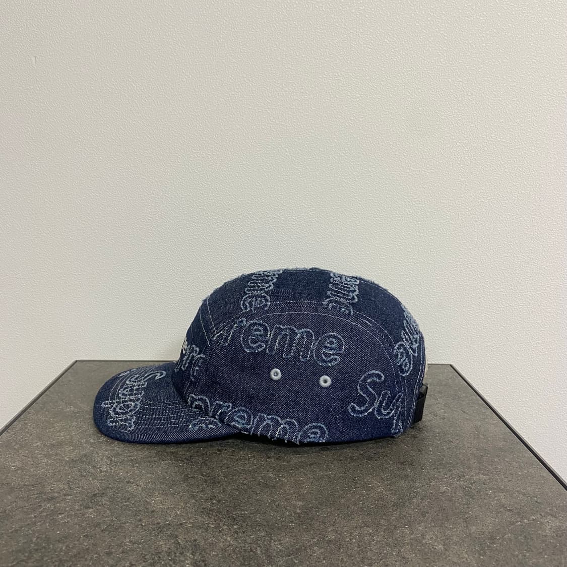 (OS) 슈프림 박스로고 캠프캡 모자 데님 상품이미지2