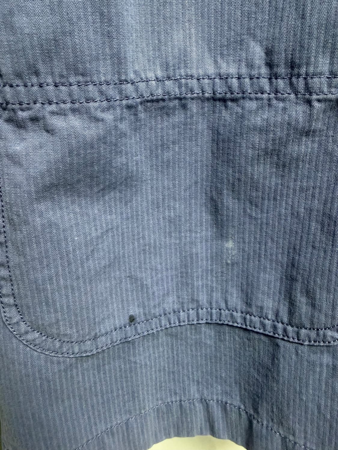 낫띵리튼 프렌치 워크 자켓 빈티지 블루 컬러 상품이미지8