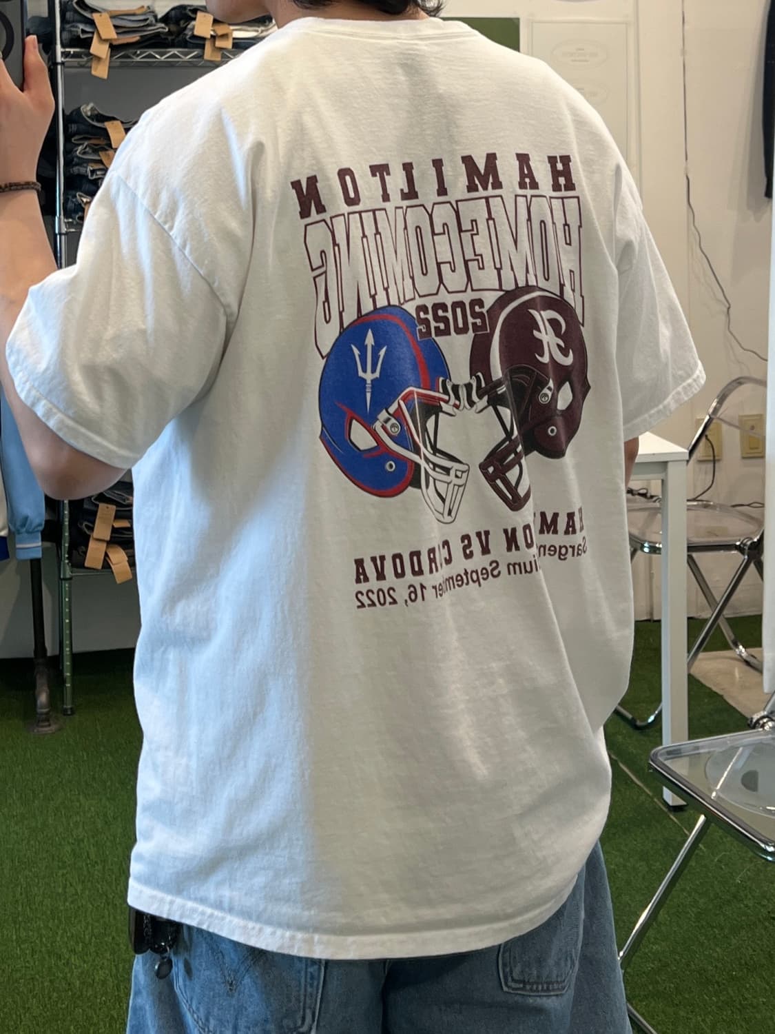 Gildan 길단 해밀턴 NFL 프린팅 반팔 티셔츠 상품이미지2