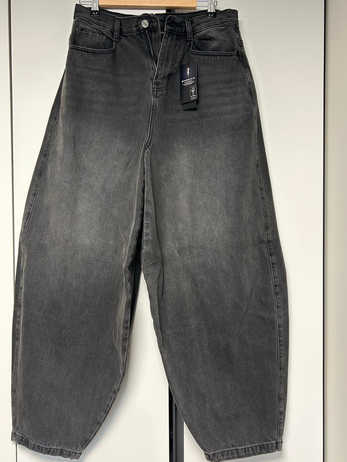 낫포너드 벌룬핏 데님팬츠 팔아요 (새상품) 상품이미지2