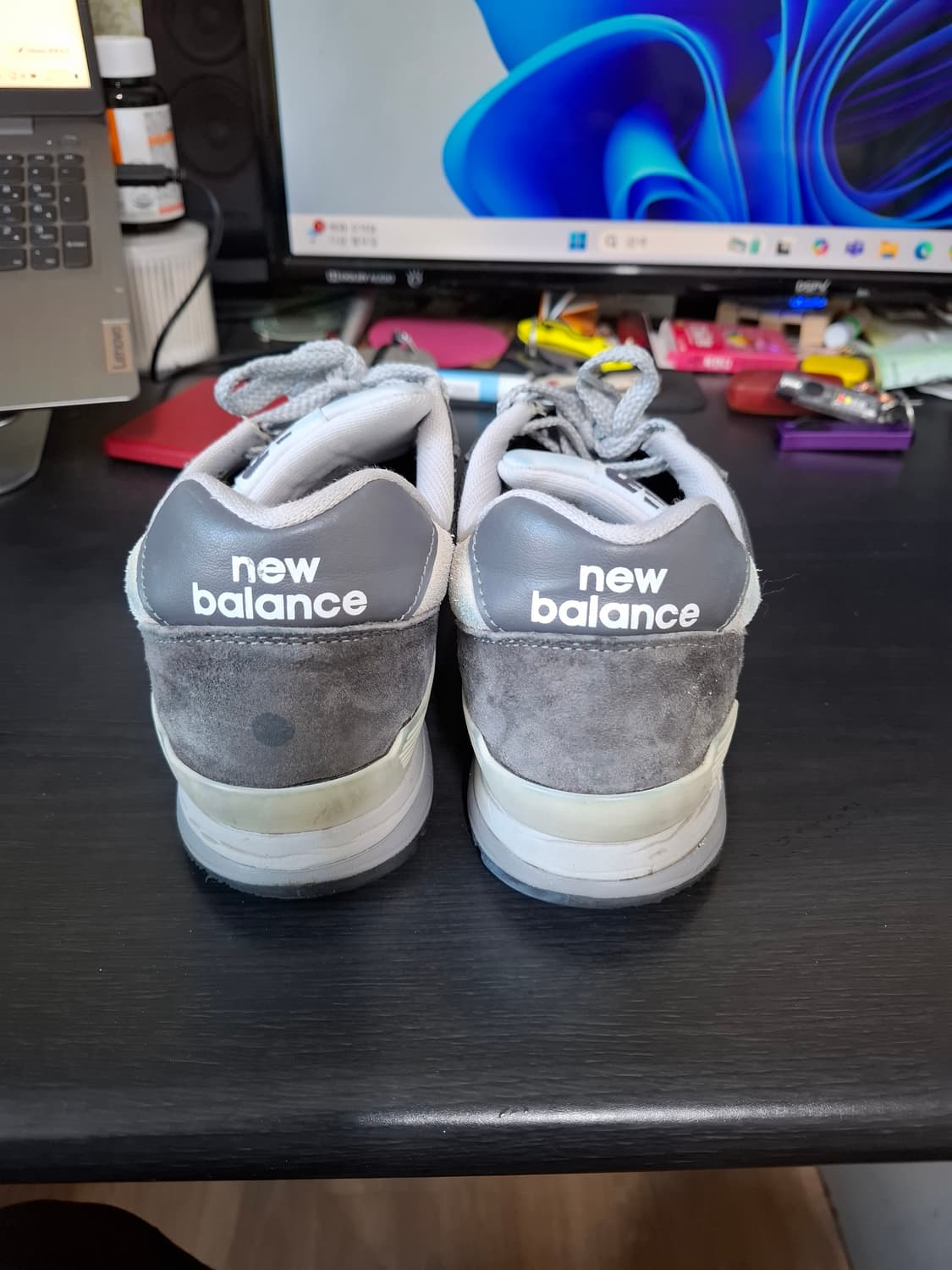 뉴발란스 cm996 회색 스니커즈 280mm 상품이미지4