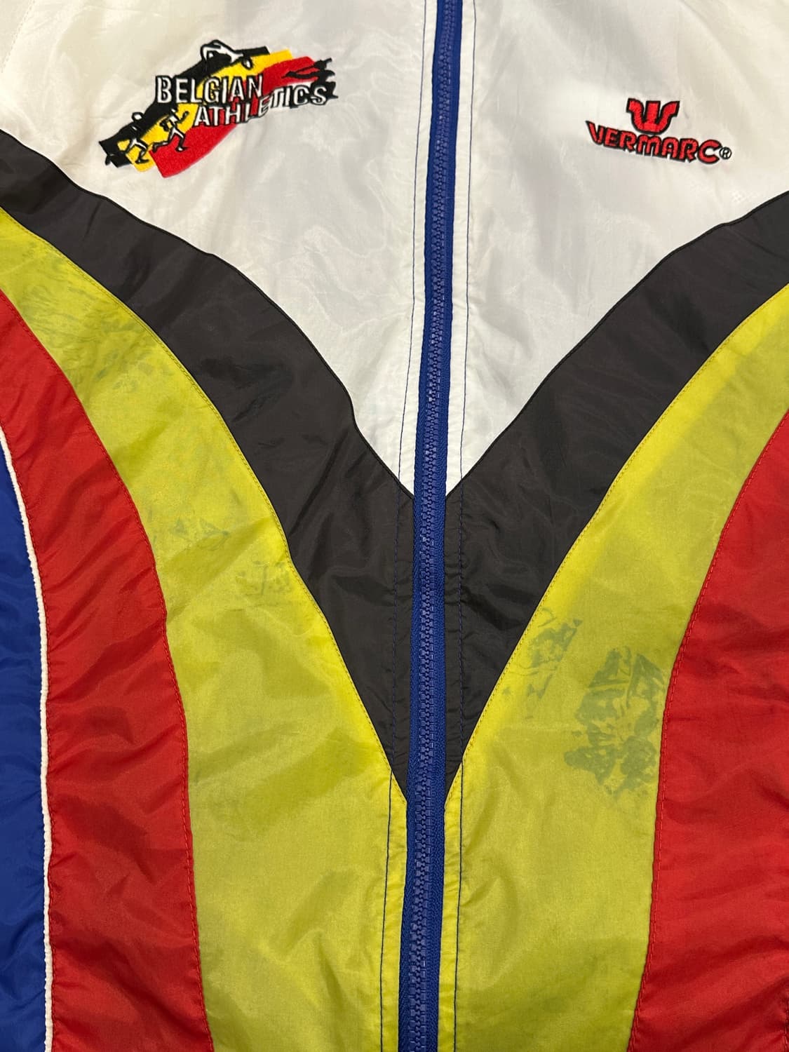 90s Belgian Athletics 팀 트레이닝 윈드브레이커 자켓 S 상품이미지5