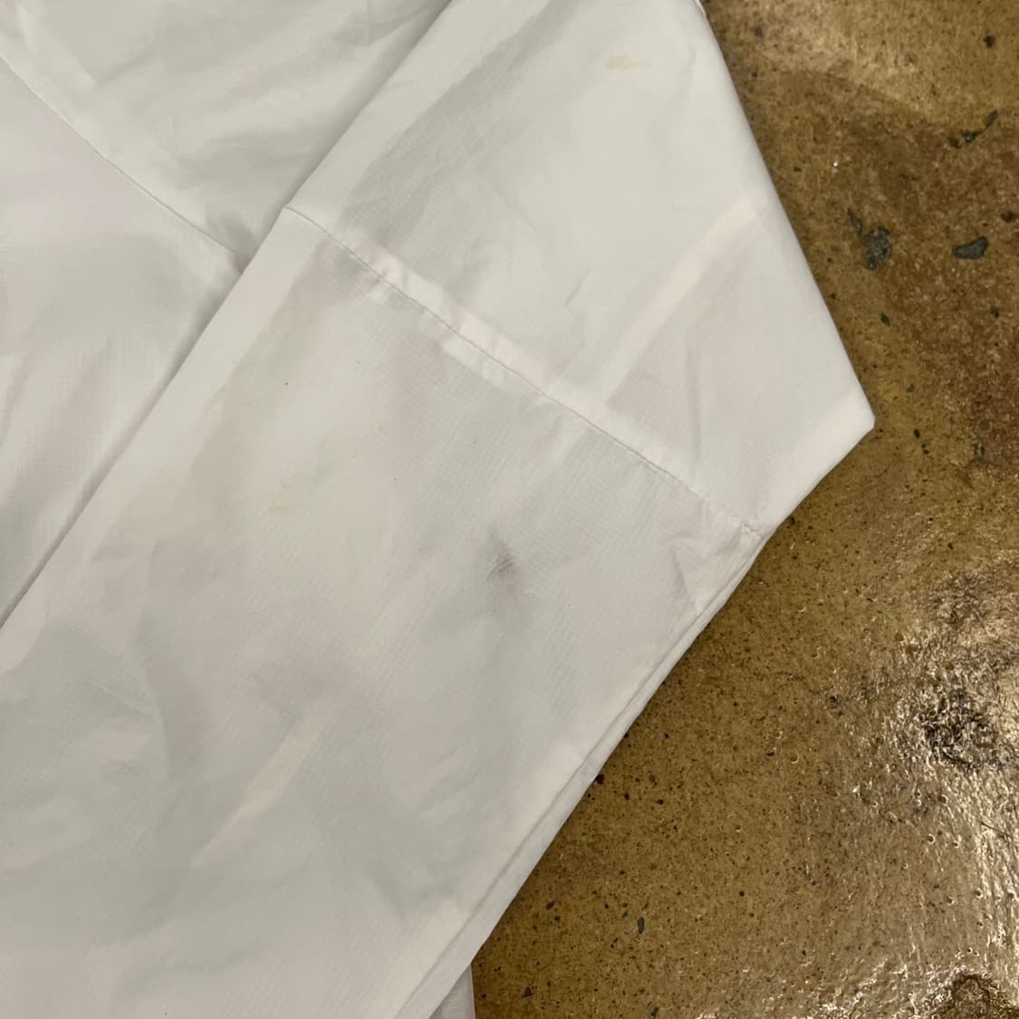 [정품/M] 아디다스 흰색 후드 바람막이 자켓 b19 상품이미지8