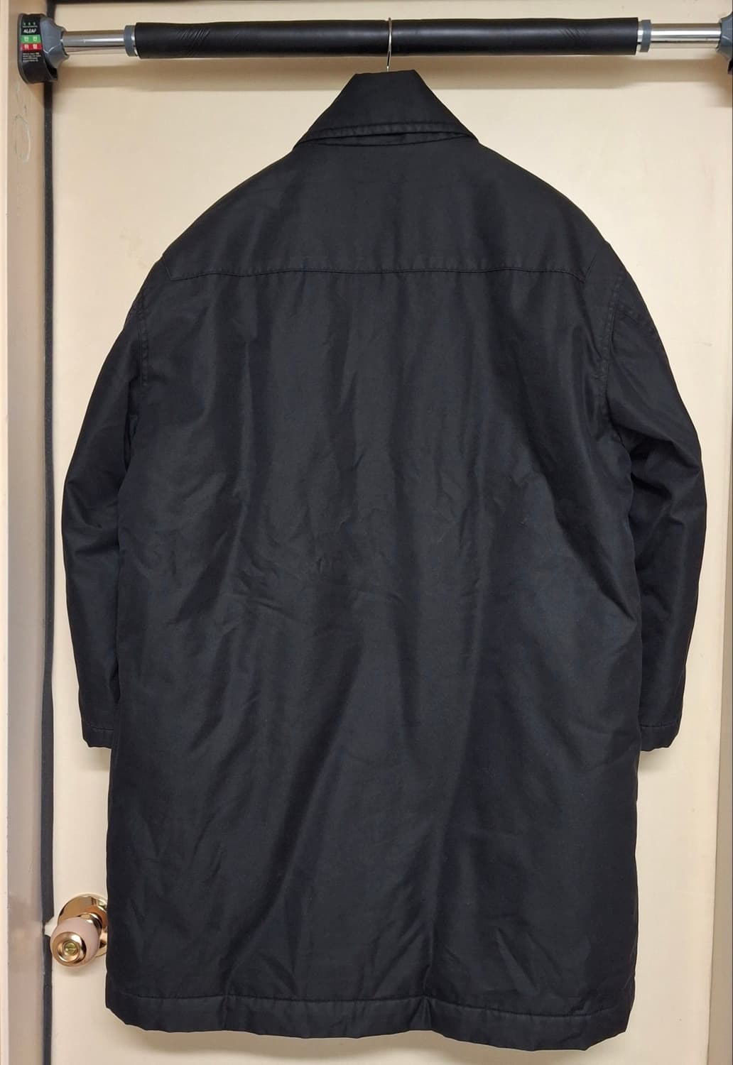 [1] 아워셀브스 인슐레이션 개버딘 더플 코트 블랙 ourselves 상품이미지9