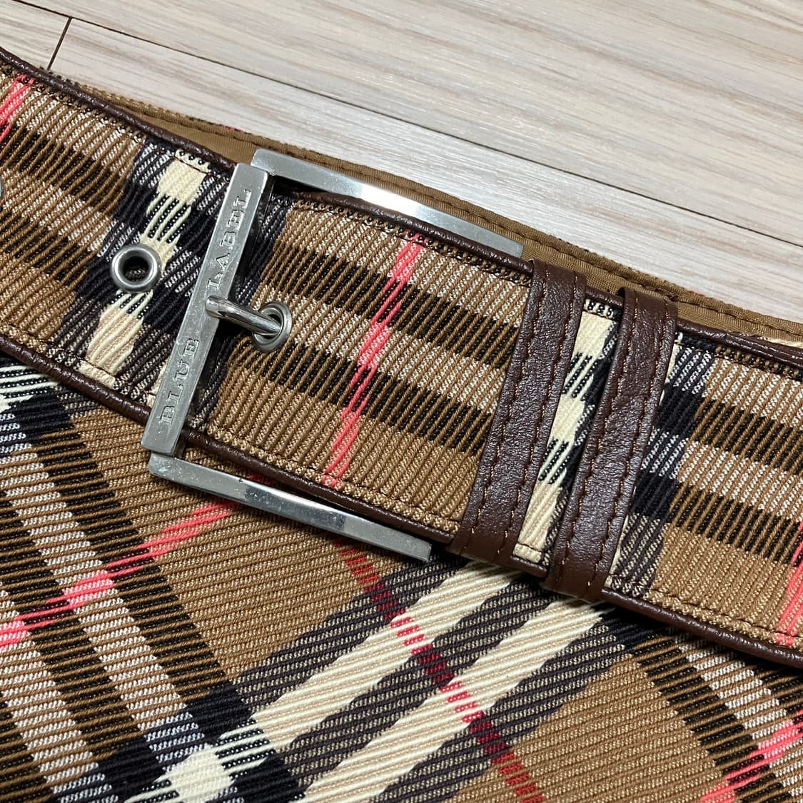 버버리 블루 라벨 노바 체크 벨트 스커트 상품이미지3