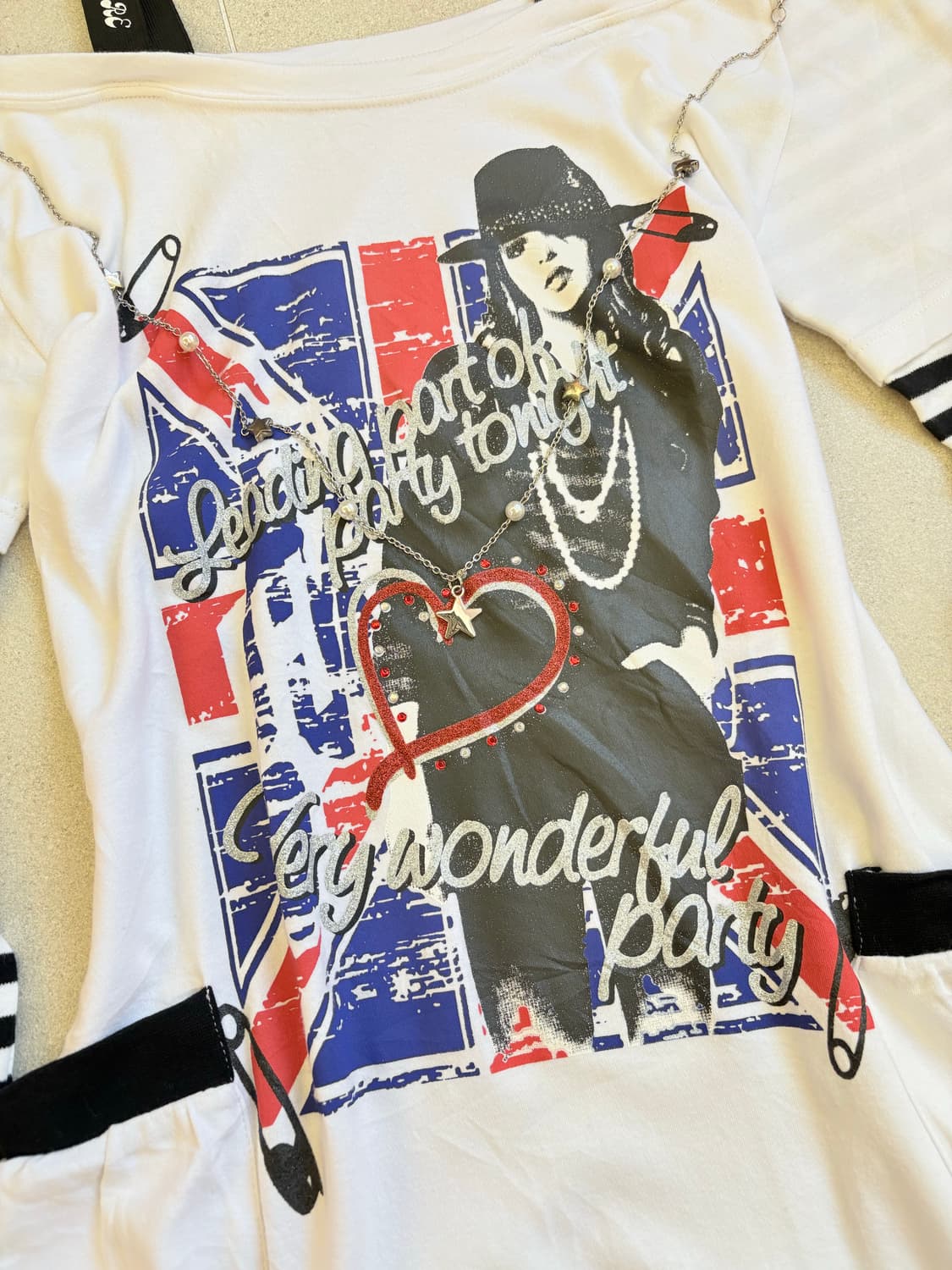 오프숄더 레이어드 롱슬리브 상품이미지2