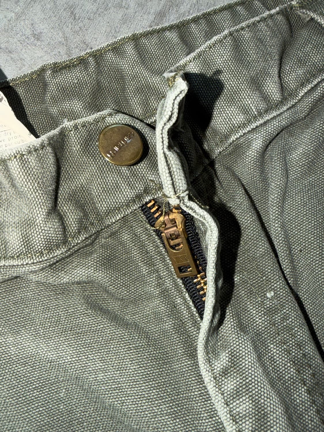 Carhartt 칼하트 더블니 카키 팬츠 상품이미지6