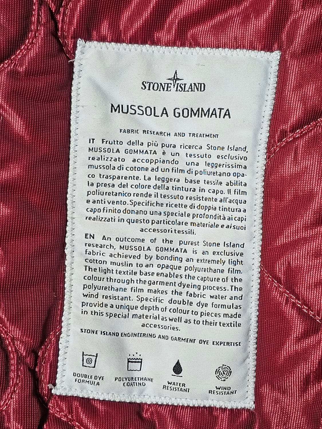 스톤아일랜드 무솔라 고마타 자켓 상품이미지9