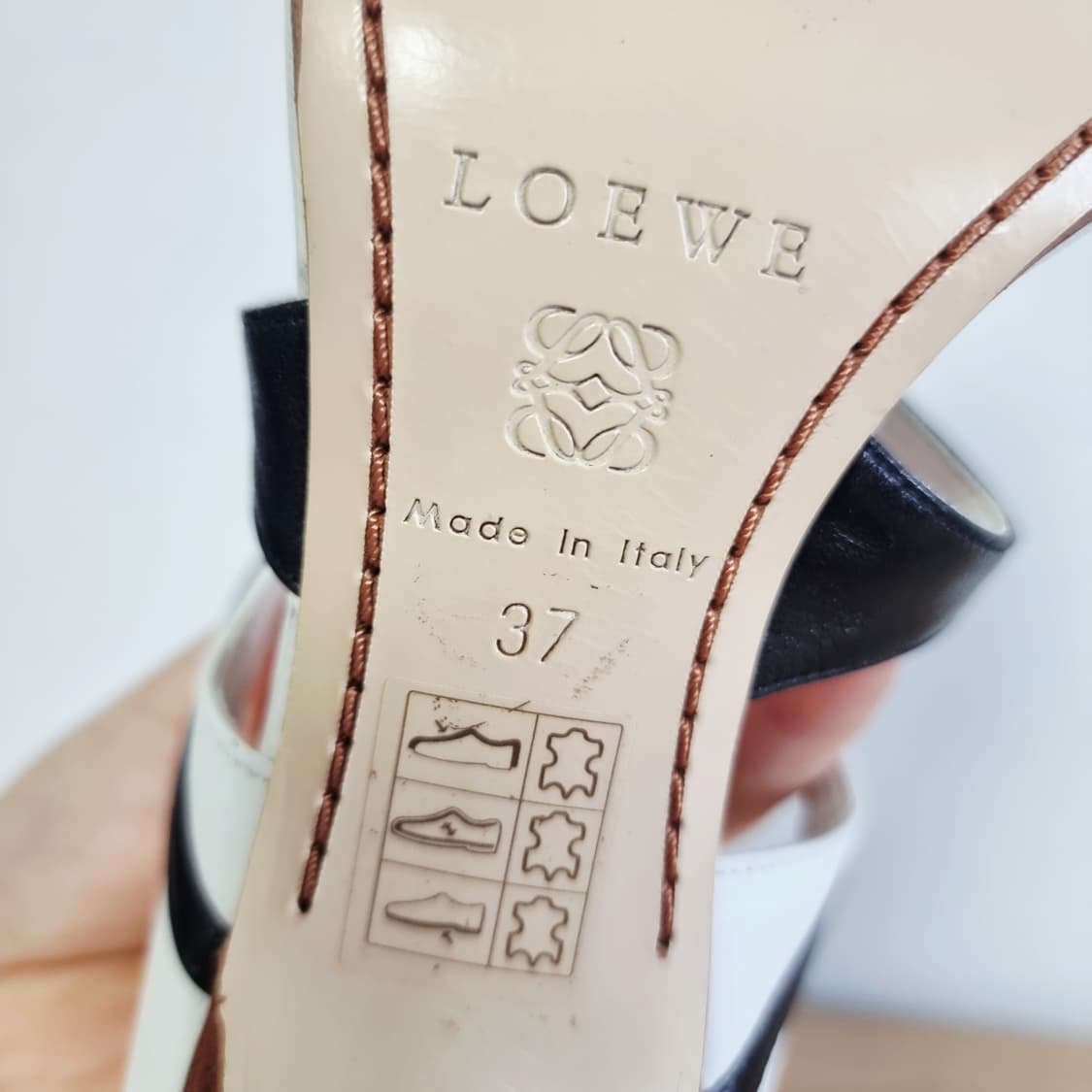 로에베 LOEWE 구두 샌들 하이힐 슈즈 오픈토힐 (240/표기37) 상품이미지6