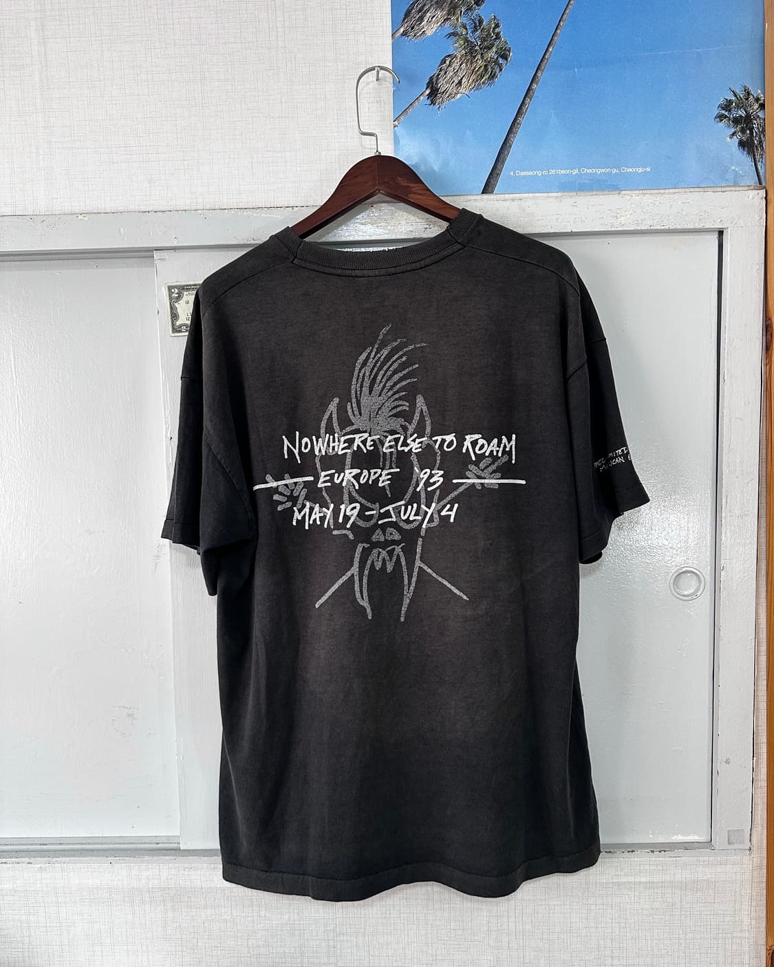 1993 og Metallica eu Tour Band tee 상품이미지2