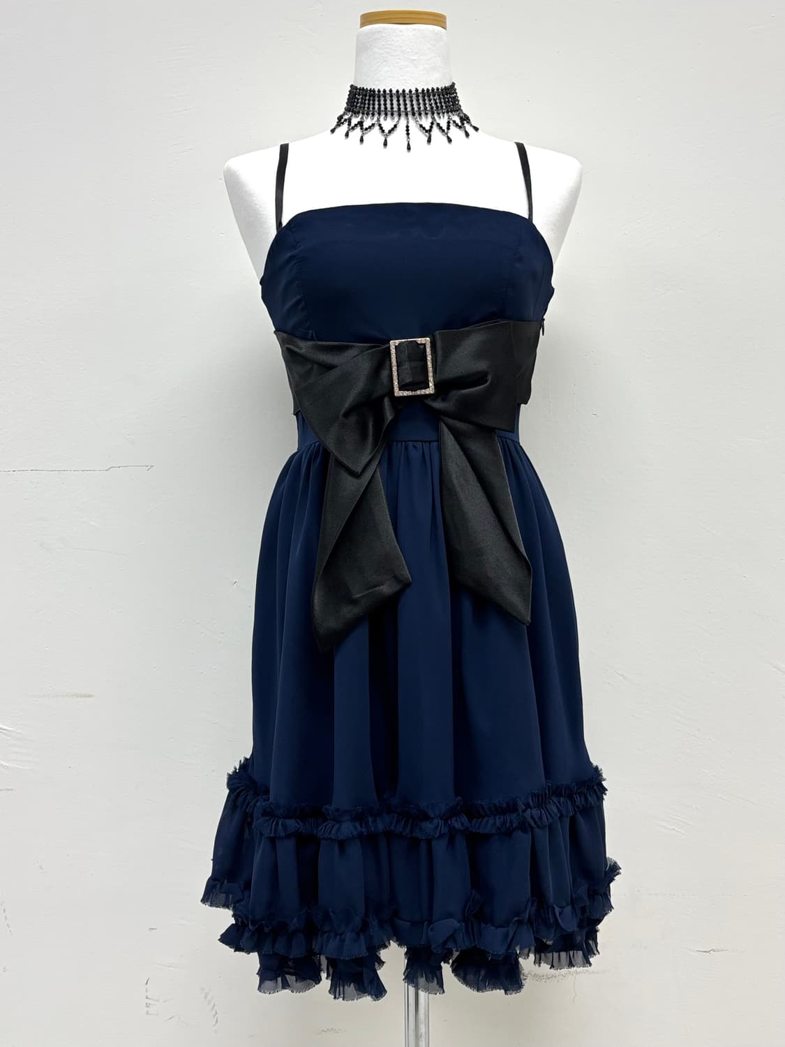 빈티지 고딕 슬리브리스 드레스 원피스 상품이미지6