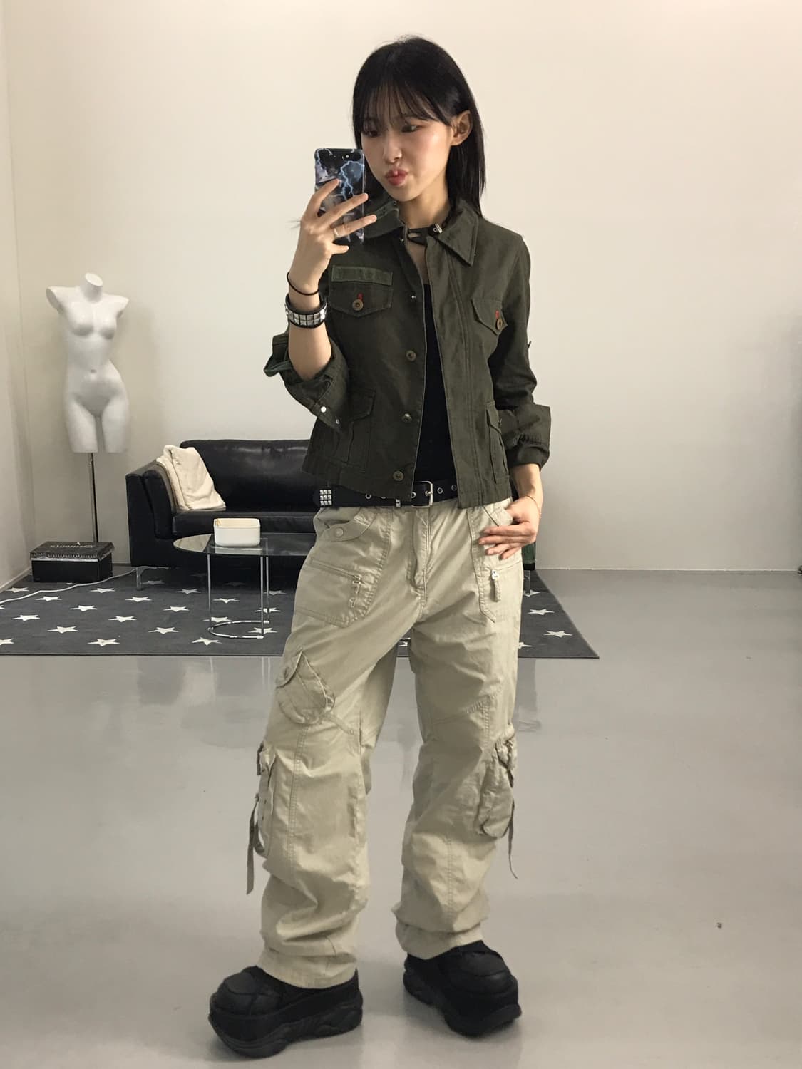 Jpn Khaki military Jacket 상품이미지2