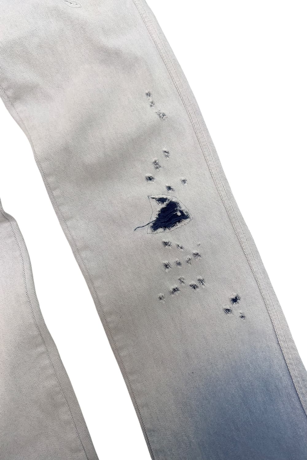 아르마니 진스 블리치드 펀칭 데님 팬츠 상품이미지7