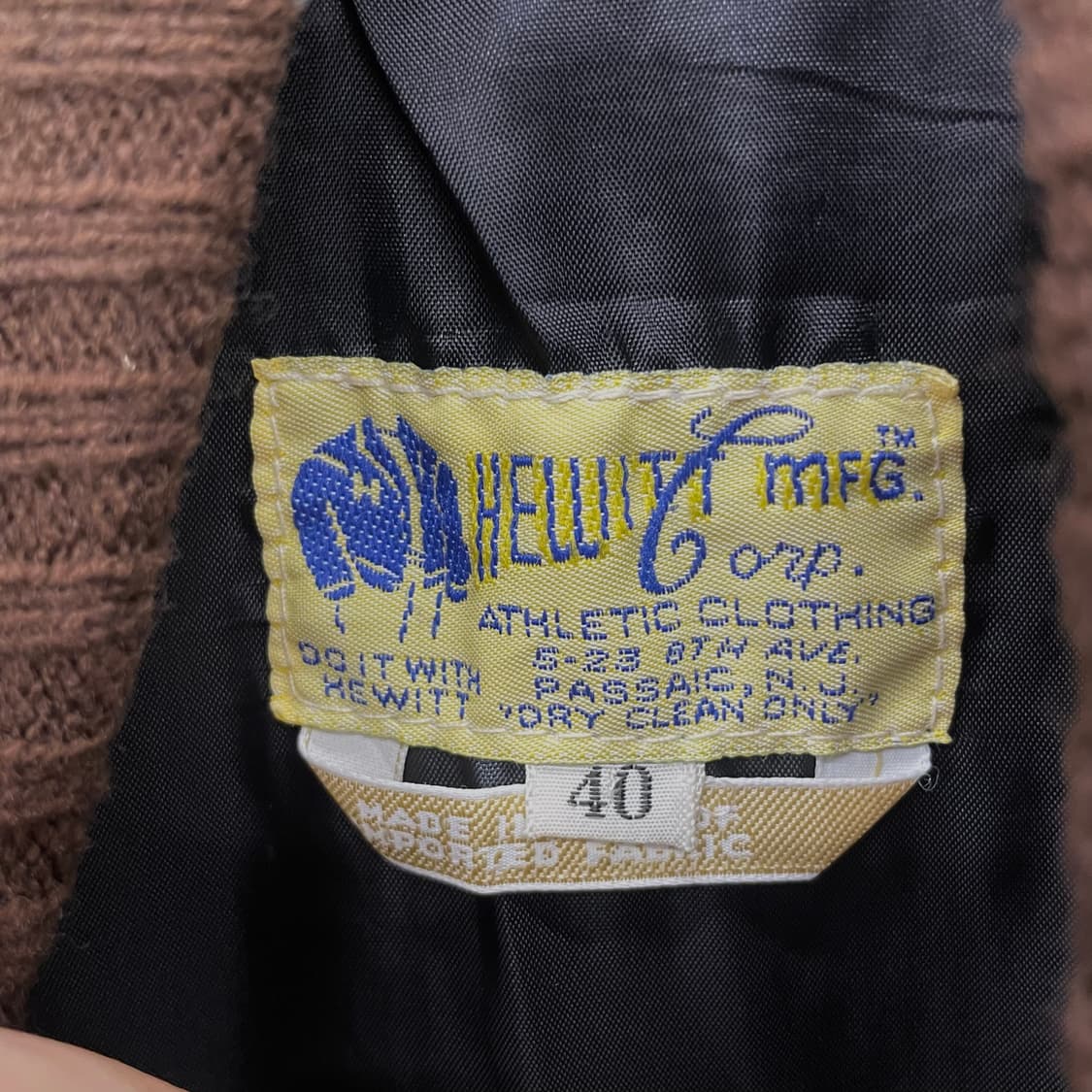 70s Hewitt MFG USA 빈티지 울 자켓 상품이미지6