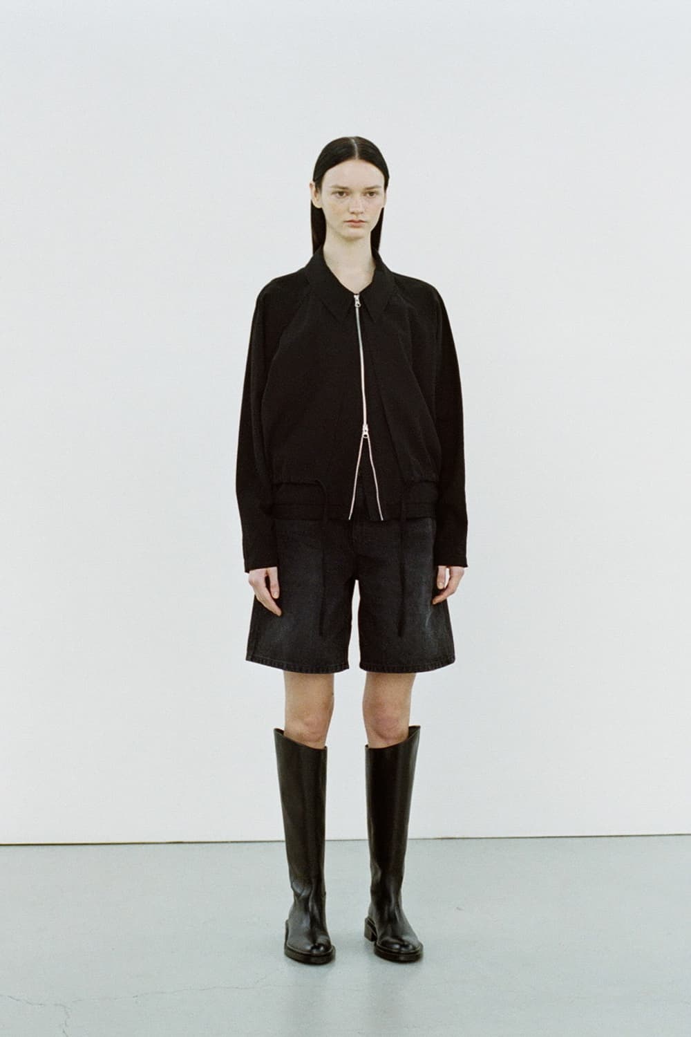 인사일런스 우먼 쉬어 더블 레이어드 블루종 상품이미지4