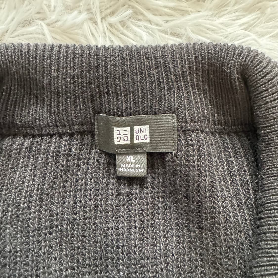 UNIQLO 일본빈티지 니트집업 유니클로 빈티지니트집업 xl 105 상품이미지5