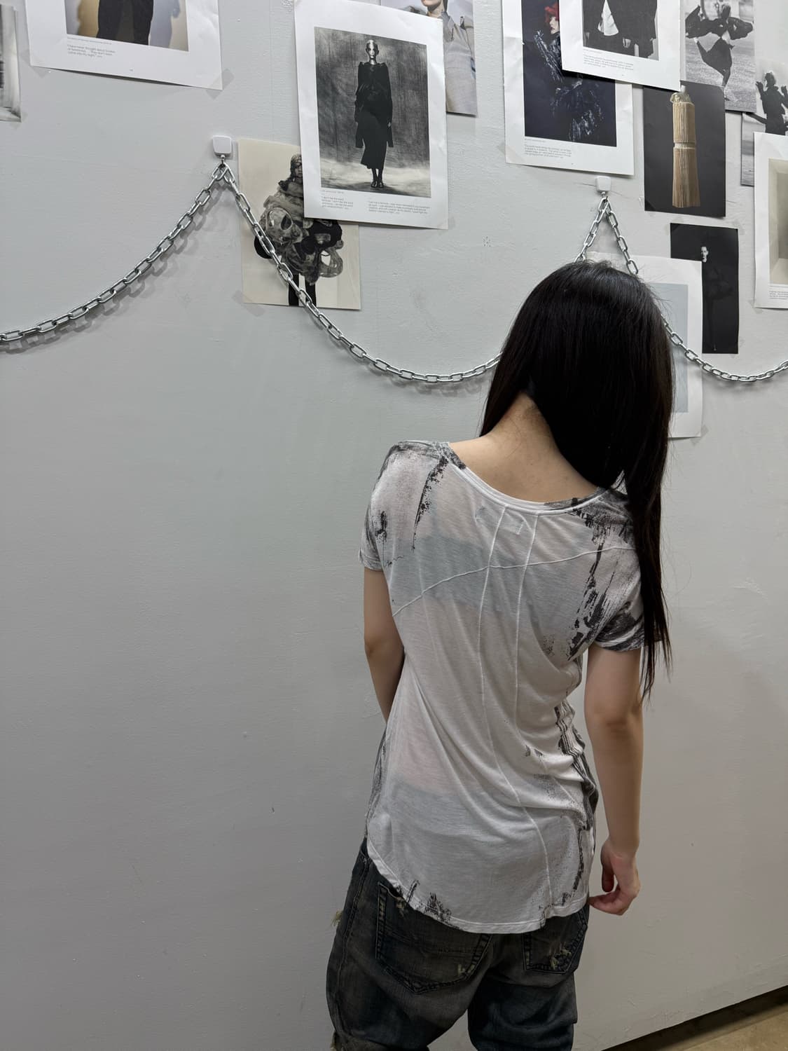 릴리전 그런지 실루엣 티셔츠 상품이미지6