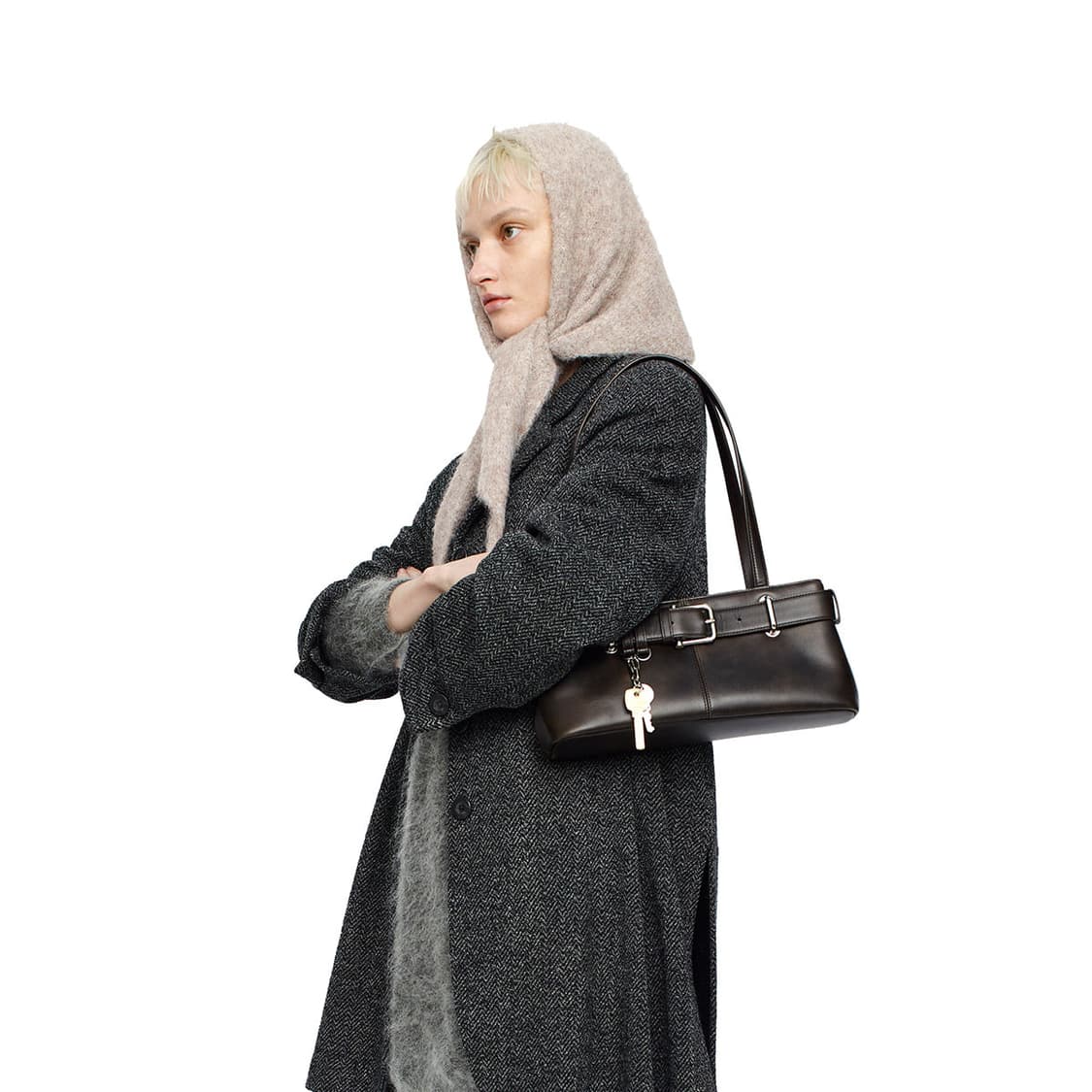 오소이 SHOULDER BROCLE MINI [STAIN BROWN] 상품이미지2