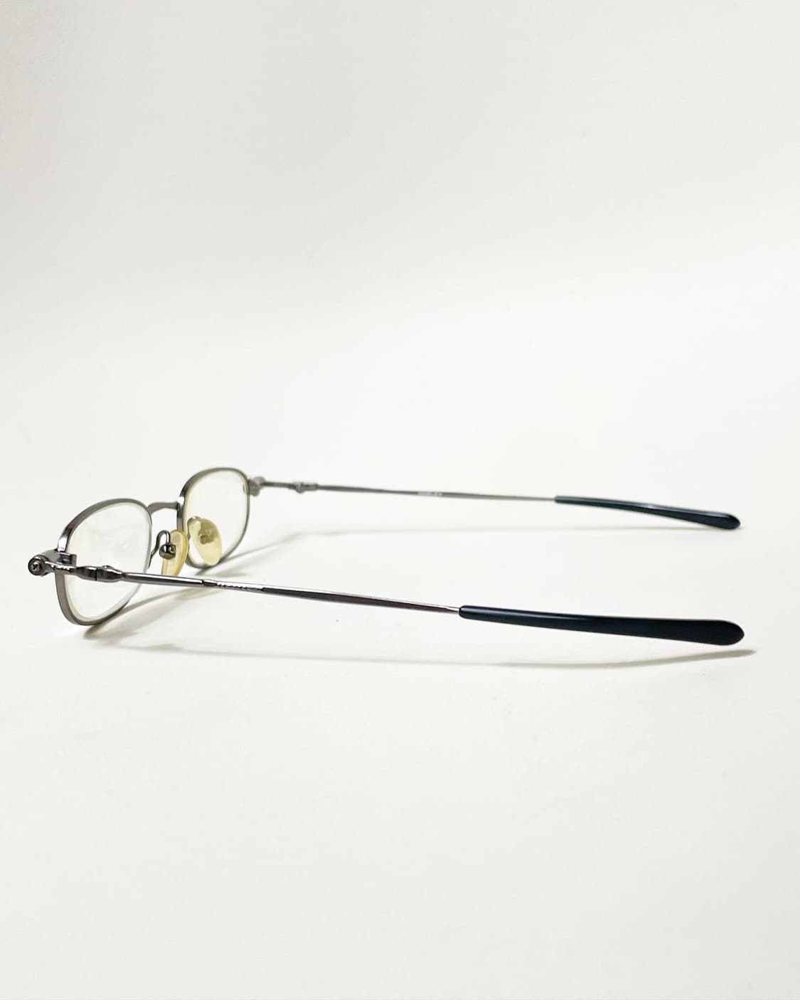 90s 유럽제 HARLEY 스퀘어 티타늄 빈티지 안경 상품이미지4