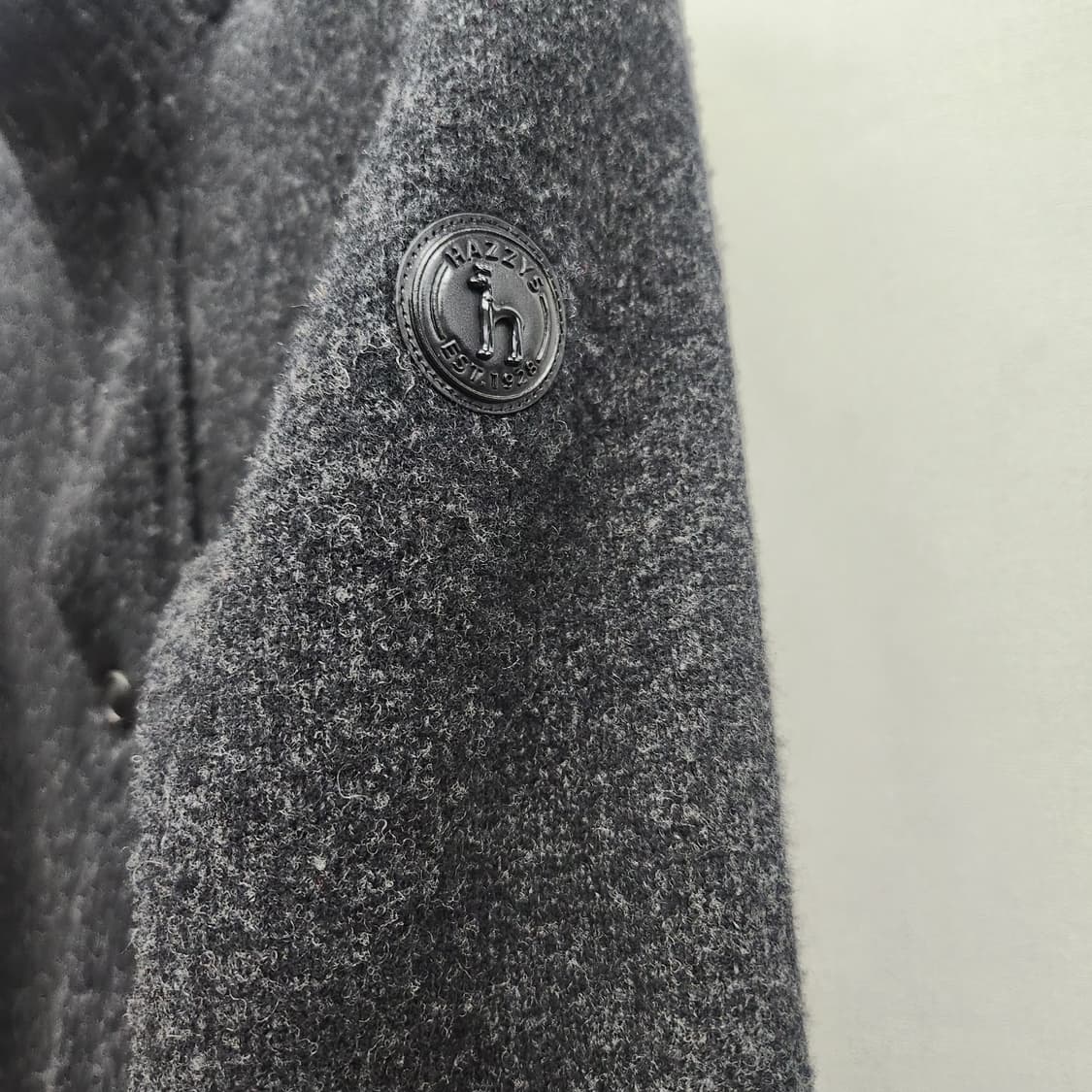 헤지스 로고와펜 차콜 가디건 집업 100(L) 상품이미지3